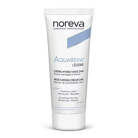 Aquareva crème hydratante texture légère 24H tube 40ml