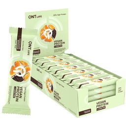 Barre protéinée vegane avec L-Carnitine mandarine au chocolat