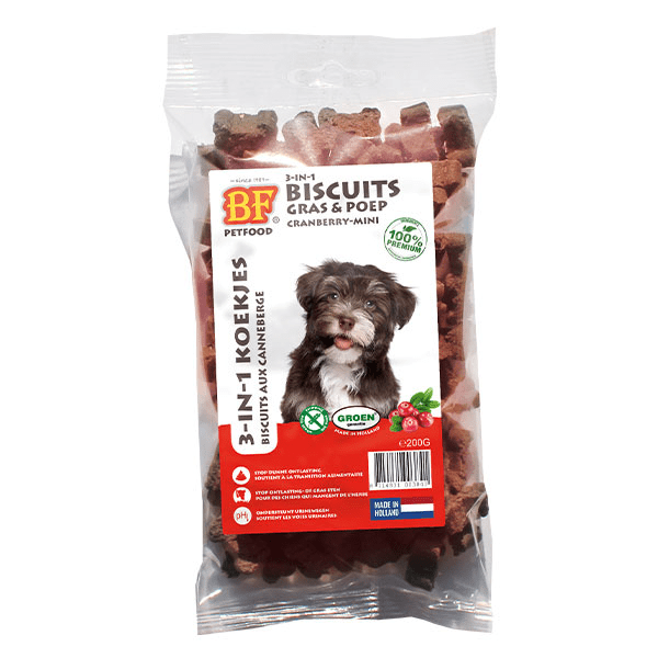 Biscuits Mini Cranberry pour chien 200g