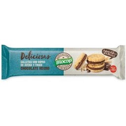 Délicieux biscuit fourré au chocolat noir 150g