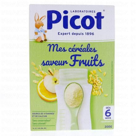 Mes céréales saveur Fruits dès 6 mois 200g
