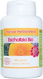 GELULES ESCHOLTZIA BIO 200 gélules dosées à 240 mg poudre pure.