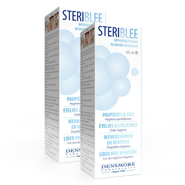 Lot de 2 Steriblef Mousse Paupières & Cils