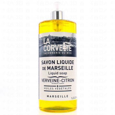LA CORVETTE Savon liquide de Marseille Verveine-Citron 1l