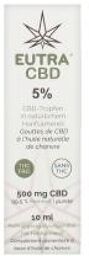 CBD 5% Gouttes à l'Huile Naturelle de Chanvre 10 ml - Flacon compte goutte 10 ml
