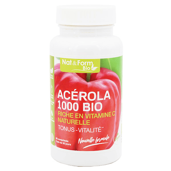 Acérola 1000 Bio 30 comprimés