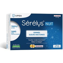 Nuit complément sommeil avec mélatonine et pollens