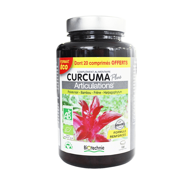 Curcuma Articulations 180 comprimés