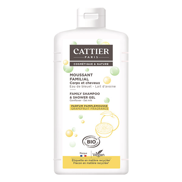 Moussant Familial Eau de Bleuet Bio 500ml