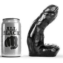 Gode réaliste tout noir 15cm 1pc