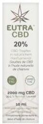 CBD 20% Gouttes à l'Huile Naturelle de Chanvre 10 ml - Flacon compte goutte 10 ml
