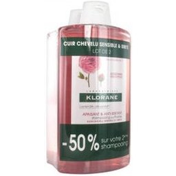 Duplo Shampooing à la pivoine 400Ml 2º U 50%