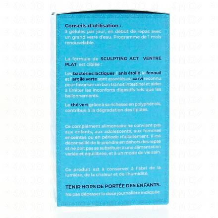 SID NUTRITION SculptingAct ventre plat ceinture abdominale boîte de 90 gélules