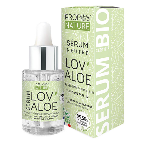 - Sérum Lov'Aloe Bio - 3% Acide Hyaluronique - 99% naturel - 30ml