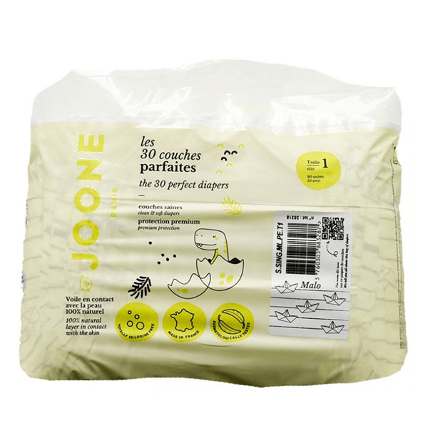 Couche Malo 2/4kg Taille 1 - 30 Couches
