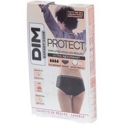 Protect Culotte de règles Lavable - Boxer - Coton bio - Flux Abondant - 48/50