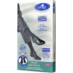Q-Skin Men Media 70 Antracita Talla M 1 Par