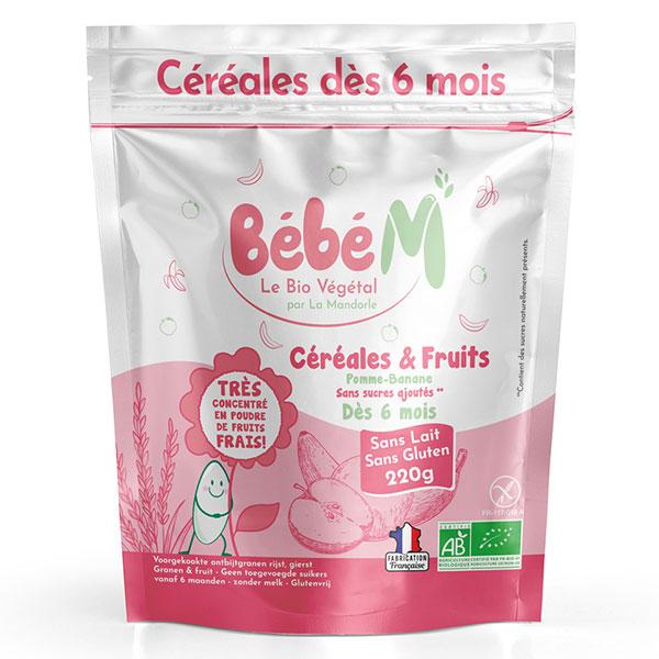 Céréales et Fruits dès 6 mois Bio - 220g