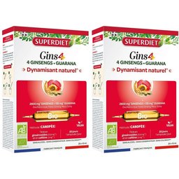 Superdiet Ginseng immunité bio vitalité