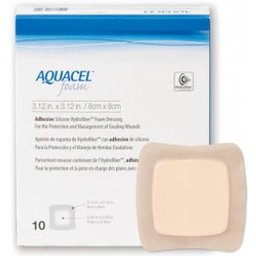 Aquacel Foam Adh 8X8Cm 10