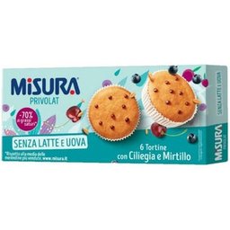 Privolat Cakes Aux Cerise et Myrtille Bio 6x48.3g