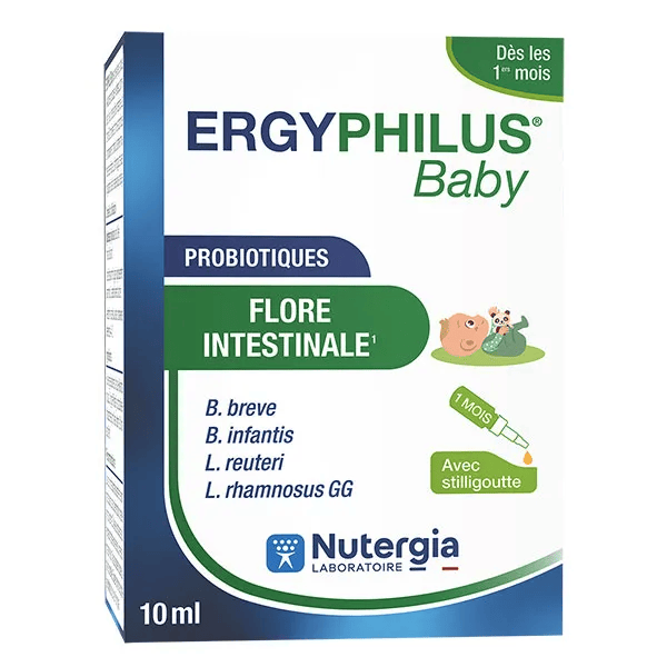 Ergyphilus Baby Probiotiques flore intestinale flacon 10ml