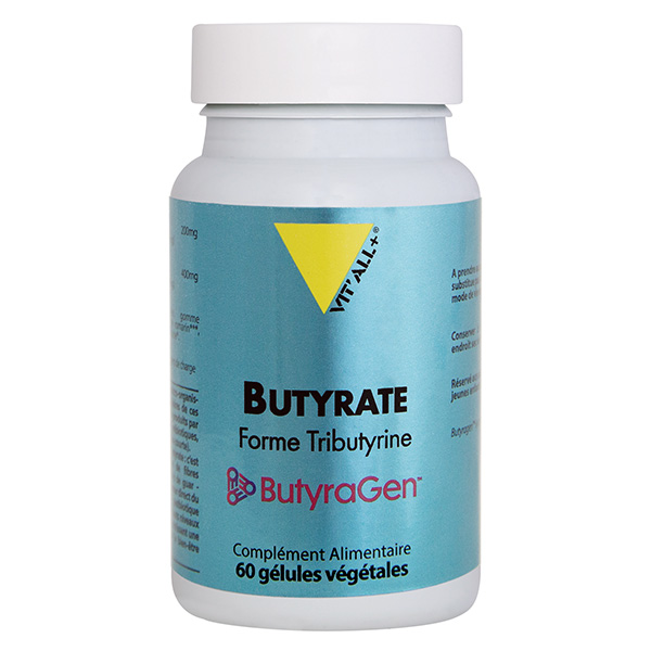 ButyraGen™ Tributyrine Complexe 60 gélules végétales