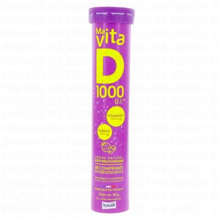 Ma Vita D 1000U.I x20 Comprimés Effervescents