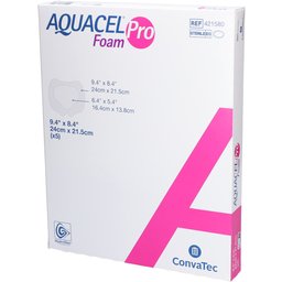 Aquacel Foam Pro Grand Sacrum - Pansement hydrocellulaire adhésif siliconé 24 x 21,5 cm