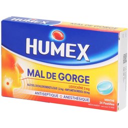 Humex Mal de Gorge Pastilles Menthe