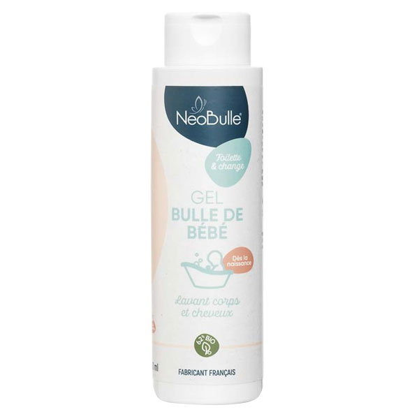 Toilette et Change Gel Lavant Bulle de Bébé Bio 400ml