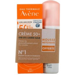 Pack Crème Solaire SPF50+ 50ml + Mousse Nettoyante 50ml