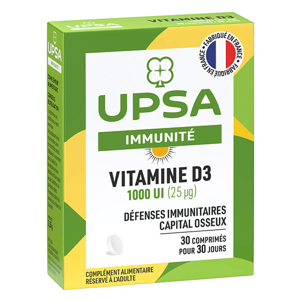 Vitamine D3 1000 UI 30 comprimés