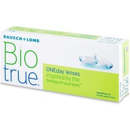 Bausch &amp Lomb Bio True Contact Lens 1 Day -5.50 30 pièces