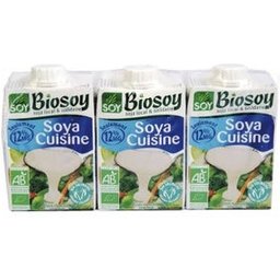Crème de soja Bio Cuisine Bio 3x200ml