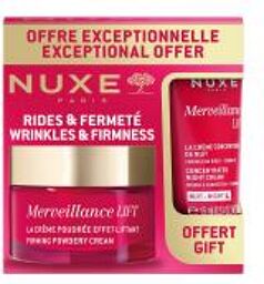 Merveillance LIFT La Crème Poudrée Effet Liftant 50 ml + La Crème Concentrée de Nuit 15 ml Offert - Lot 2 produits dont 1 offert