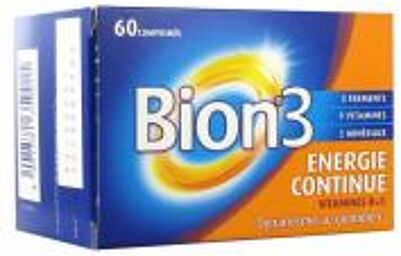 Énergie Continue 60 Comprimés - Boîte 60 comprimés