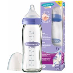 Lansinoh® Bibéron en verre NaturalWave® tétine 240 ml