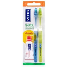 Access brosse à dents souple pour adultes 2 pcs