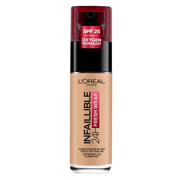 Infaillible 24h Fresh Wear Fond de Teint Fluide N°140 Beige Doré 30ml