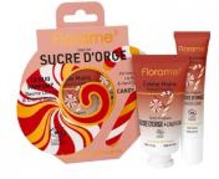 Sucre d'Orge Coffret Crème Mains 30 ml + Baume Lèvres Bio 15 ml - Etui 2 produits