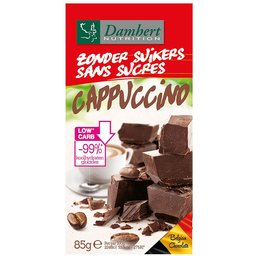 Chocolat Noir Fourré Cappuccino sans Sucre