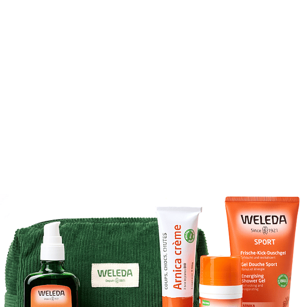 Routine sportive avec trousse - Weleda