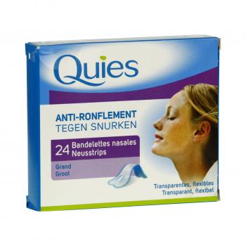 Bandelettes nasales anti-ronflement transparentes grande boite de 24