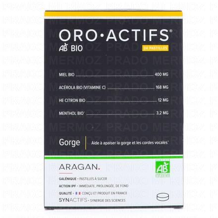 Synactifs - Oro.Actifs N.G.T 24 pastilles Bio