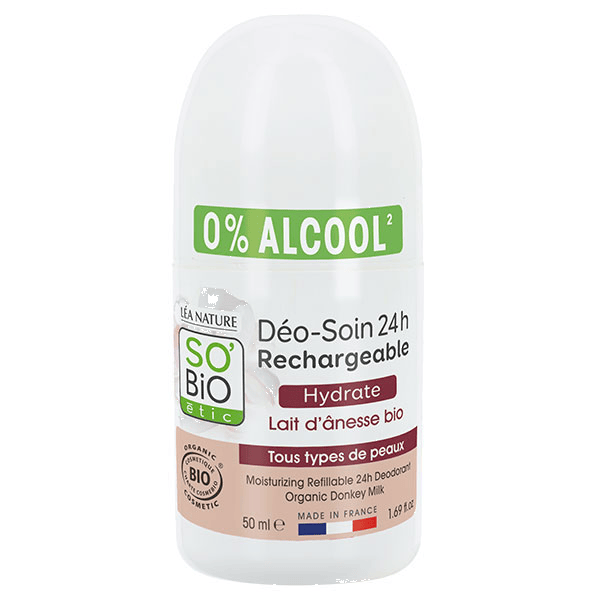 So'Bio Étic Déo-Soin Déodorant Hydrate Lait d'Anesse Bio 50ml
