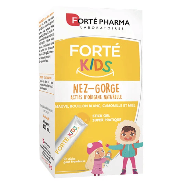 Forté Kids Nez Gorge Camomille Miel Dès 3 ans 10 sticks gel