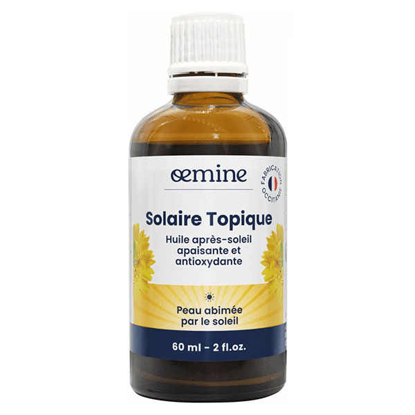 Solaire Topique Solaire Huile Apaisante Antioxydante Après-Soleil 60ml