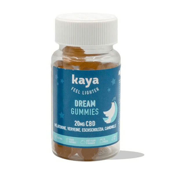 Dream Gummies endormissement rapide au CBD+mélatonine 30 pcs