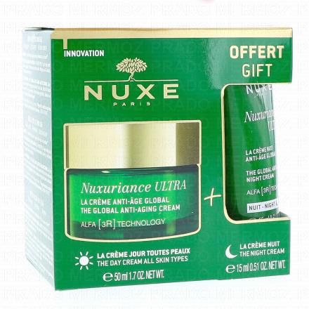 Nuxuriance Ultra - Crème anti-âge global 50 ml + Crème nuit anti-âge global 15 ml Offerte